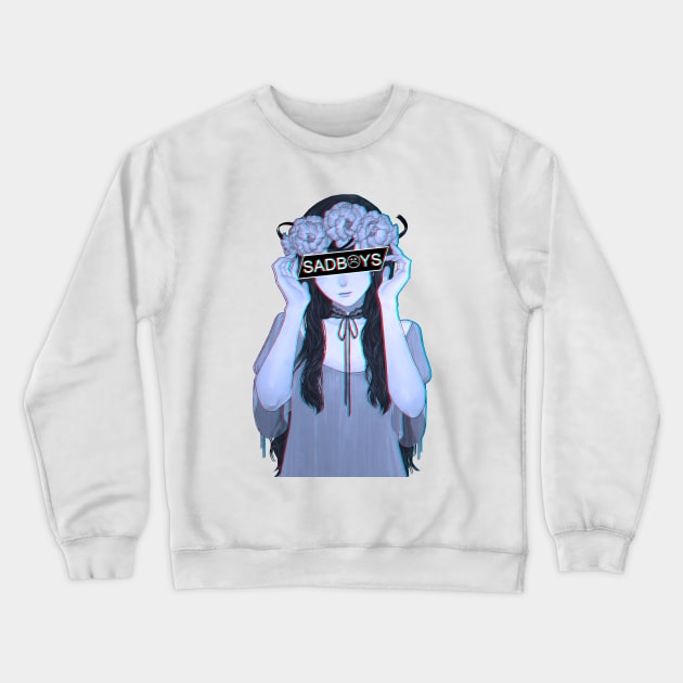 Aesthetic Japanese Girl 9 v3 Crewneck Sweatshirt by MisterNightmare